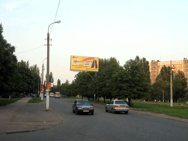 Щит 6x3, ул. Раздольная - ул.Пролетарская Щит 6x3, ул. Раздольная - ул.Пролетарская