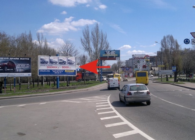 Щит 6x3,  пр. Ленинский - ул. Кирова (кольцо - мариуп. развилка)