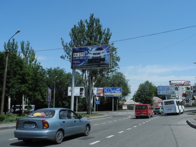 Щит 6x3,  пр. Ленинский - ул. Кирова (кольцо - мариуп. Развилка, АЗС)
