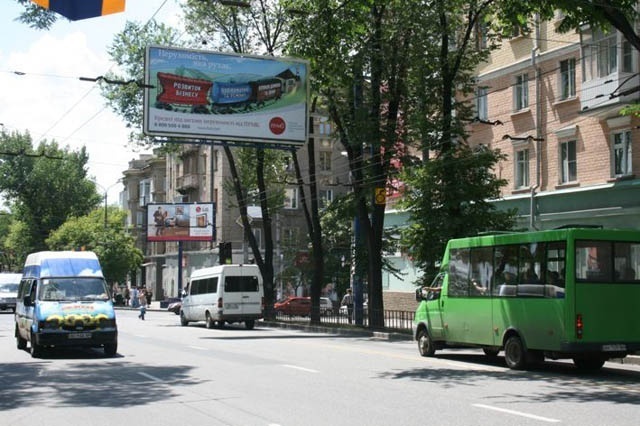 Щит 6x3, ул. Университетская, 42 - пр. Б. Хмельницкого Щит 6x3, ул. Университетская, 42 - пр. Б. Хмельницкого
